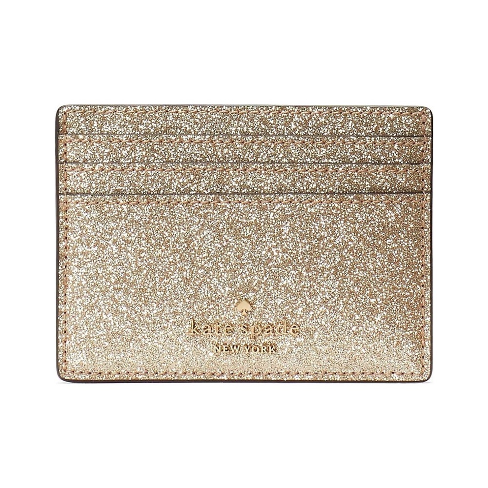 Kate Spade Cardholder - Glitter Gold
